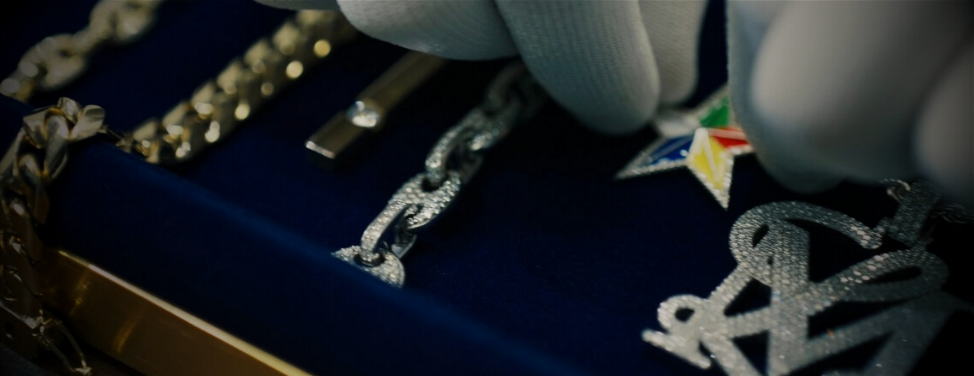 Large banner of a tray of custom piece we have previously created. 