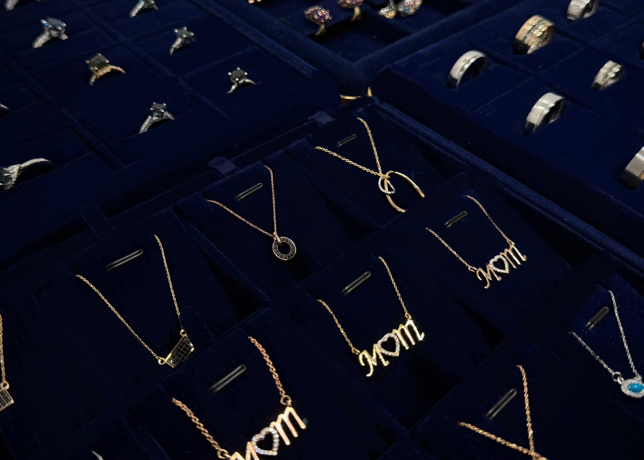 a banner image of a set of jewellery trays with jewellery pieces on the trays